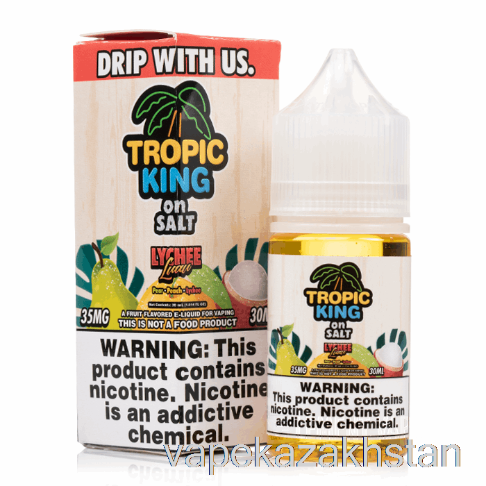 Vape Kazakhstan Lychee Luau - Tropic King On Salt - 30mL 50mg